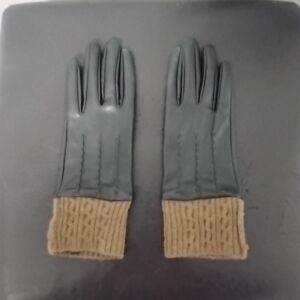 Zara Black and Brown Knit Accessory